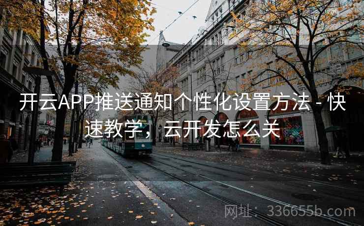 开云APP推送通知个性化设置方法 - 快速教学，云开发怎么关