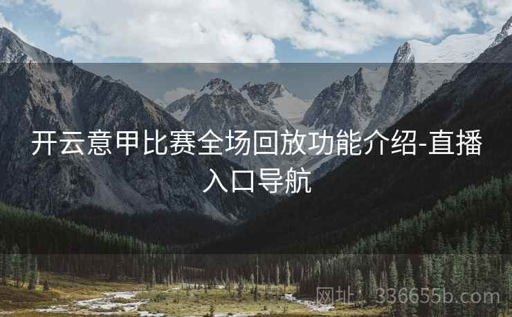 开云意甲比赛全场回放功能介绍-直播入口导航