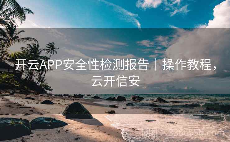开云APP安全性检测报告｜操作教程，云开信安