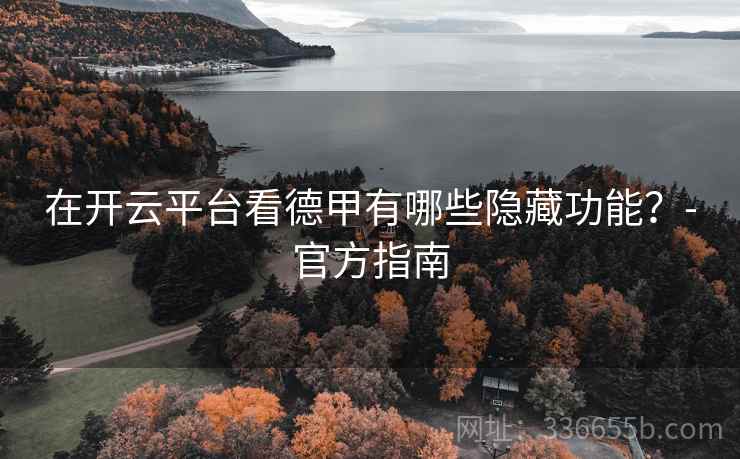在开云平台看德甲有哪些隐藏功能？-官方指南